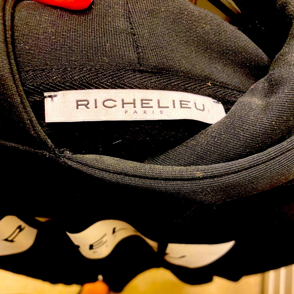 Richelieu Paris logo hoodie black - Picture 8 of 10